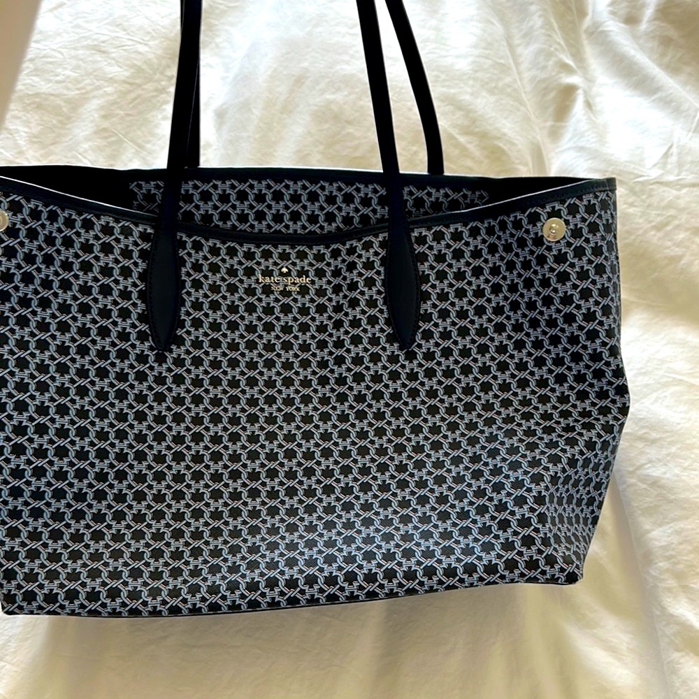 Kate Spade Black and White Tote Bag